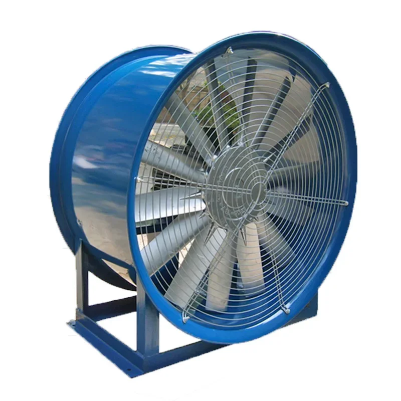 

Fire high temperature smoke exhaust fan workshop low noise pressurized exhaust fan underground garage smoke axial flow fan