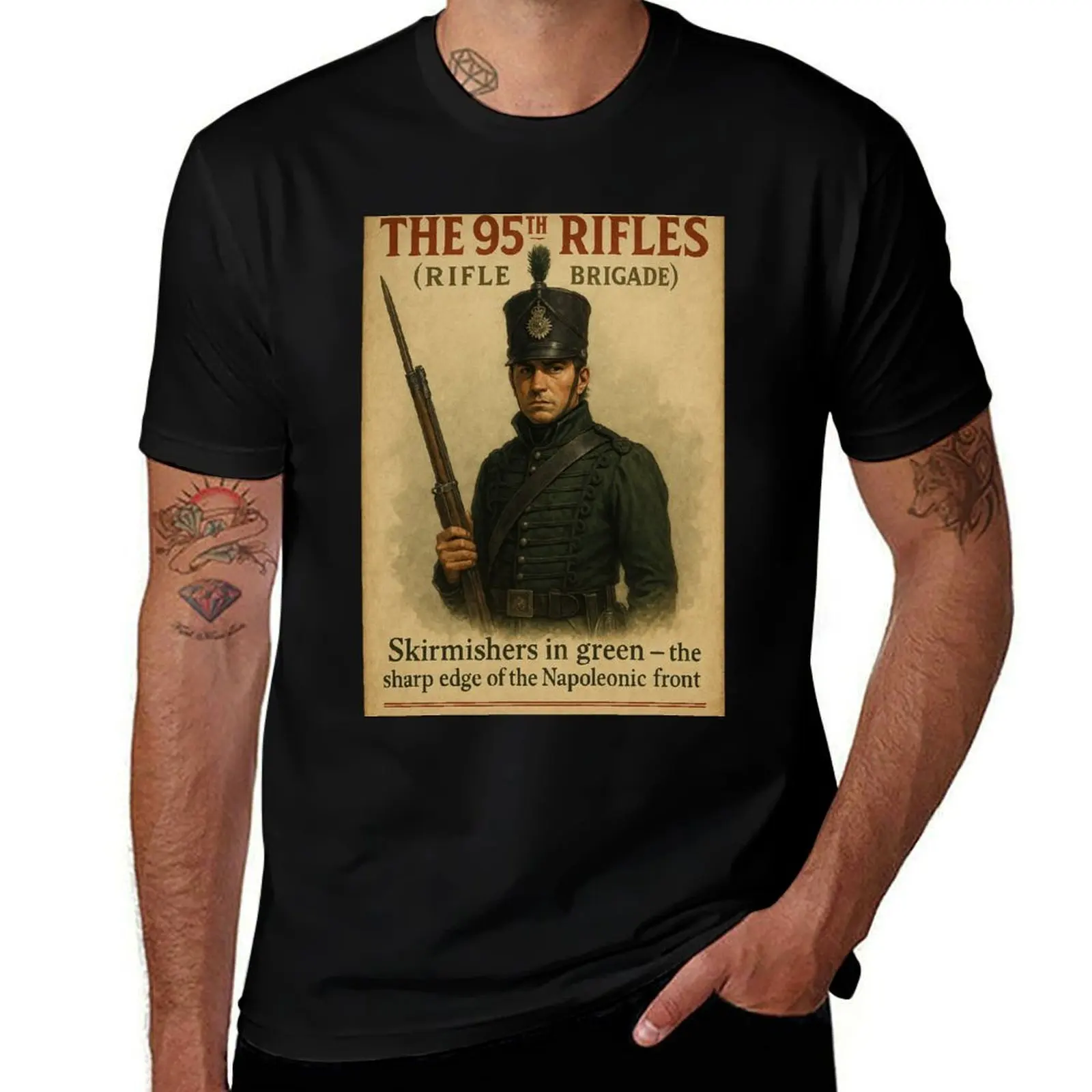 

The 95th Rifles T-Shirt korean fashion funny shirt cotton Louboutins funny costumes mens graphic t-shirts hip hop