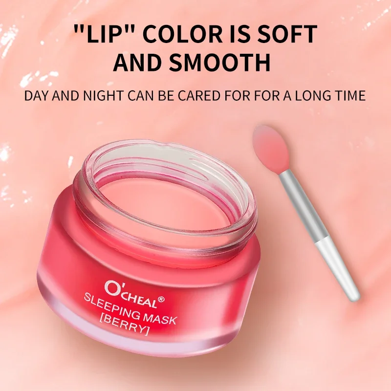 1/2/3 Pcs Night Sleeping Maintenance Moisturizing Lip Gloss Bleach Cream Anti Aging Repair Lips Mask Ocheal Lip Balm Wholesale