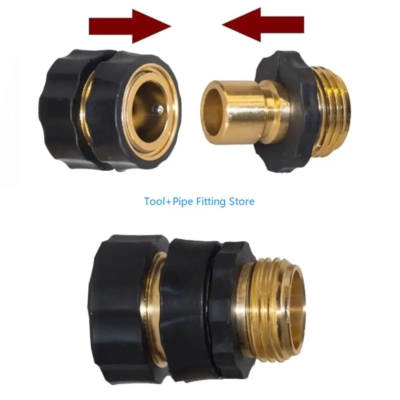 F92B 8Pcs Universals Garden Hose Quick Linking Garden Irrigations Accessories