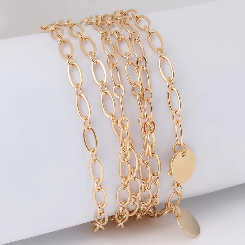 Fashion Women Waist Chain Belts Female Silver Body Mini Metal Dress Gold Belt Woman Sequins Thin Chains Women