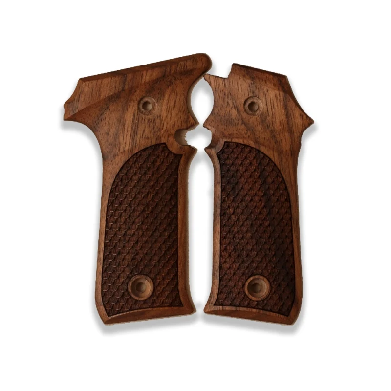 KSD Brand LLama 1911 Style Compatible Walnut Grips Dragon Skin