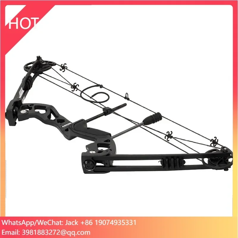 Sanlida Archery Advanced Target Portable Compound Bow Kit with Accessories Smooth Draw Wall ETA 40