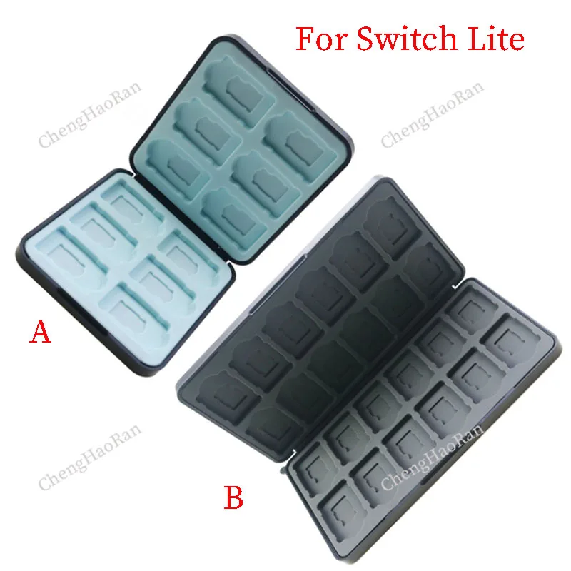 1set For Switch Lite Game Storage Box Protective Box Game Cartridge Box 12 Grid Card Box 24 Grid  Protective Case