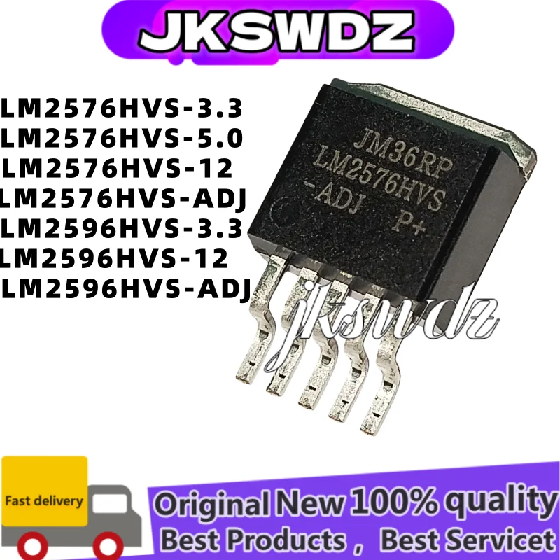 

5Pcs NEWLM2576HVS-3.3 LM2576HVS-5.0 LM2576HVS-12 LM2576HVS-ADJ LM2596HVS-3.3 LM2596HVS-5.0 LM2596HVS-12 LM2596HVS-ADJ LM2596HVS