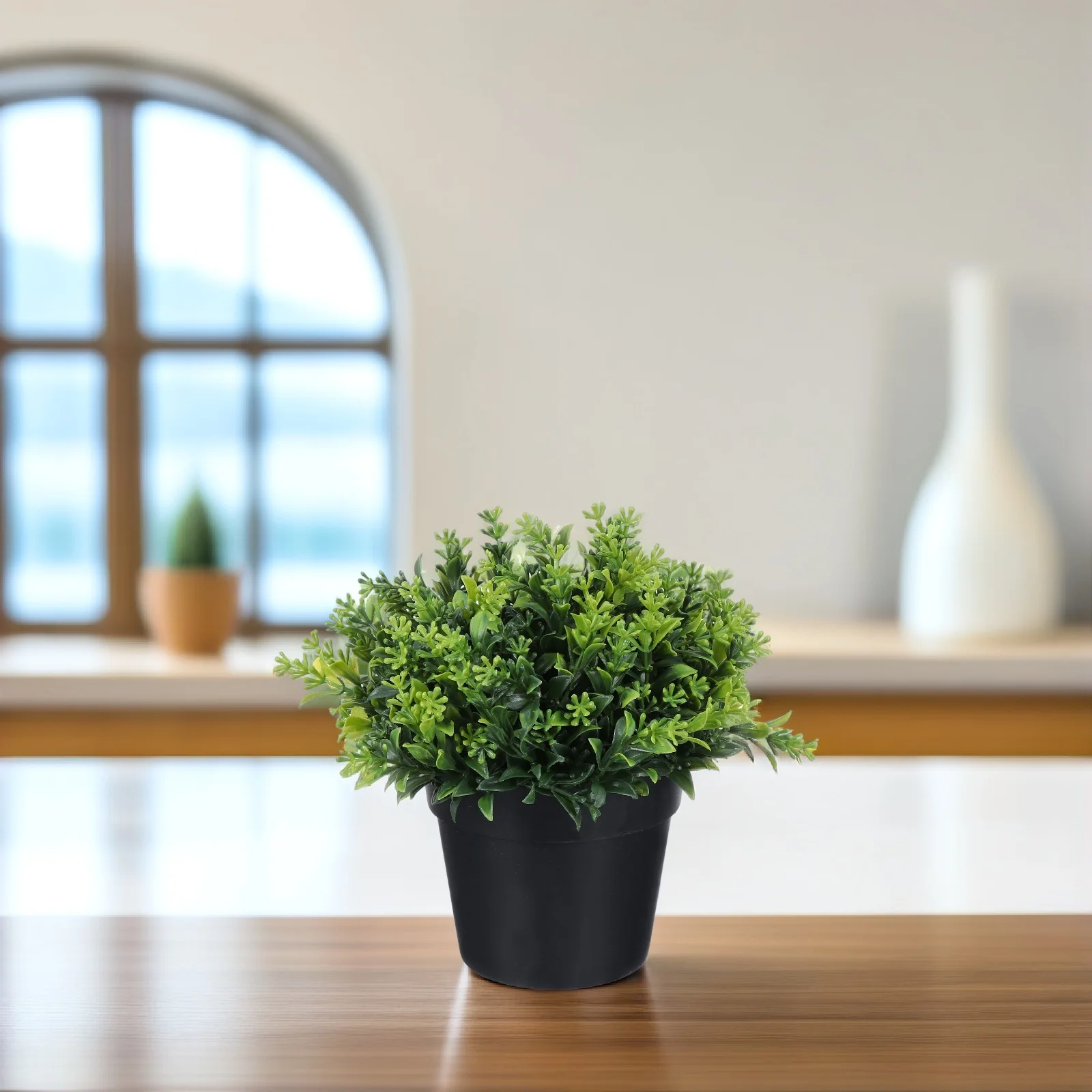 Bonsái de simulación Artificial de Saga, decoración del hogar, planta falsa, adorno de escritorio, planta verde de imitación realista, bonsái realista