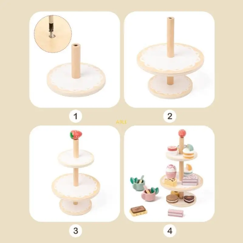 Crianças fingem brincar jogo chá chá da tarde cognições alimentares para crianças Educational fingle Play REDDLERS