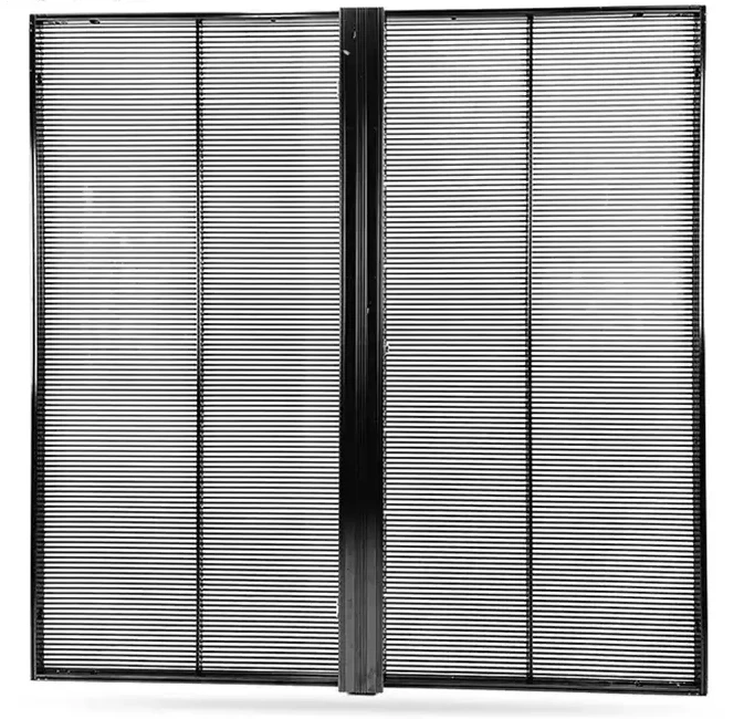 Kustomisasi. Dinding Video LED Transparan Jelas P3.91mm Layar LED Mesh Indoor Tirai Digital Signage Layar LED P3.91