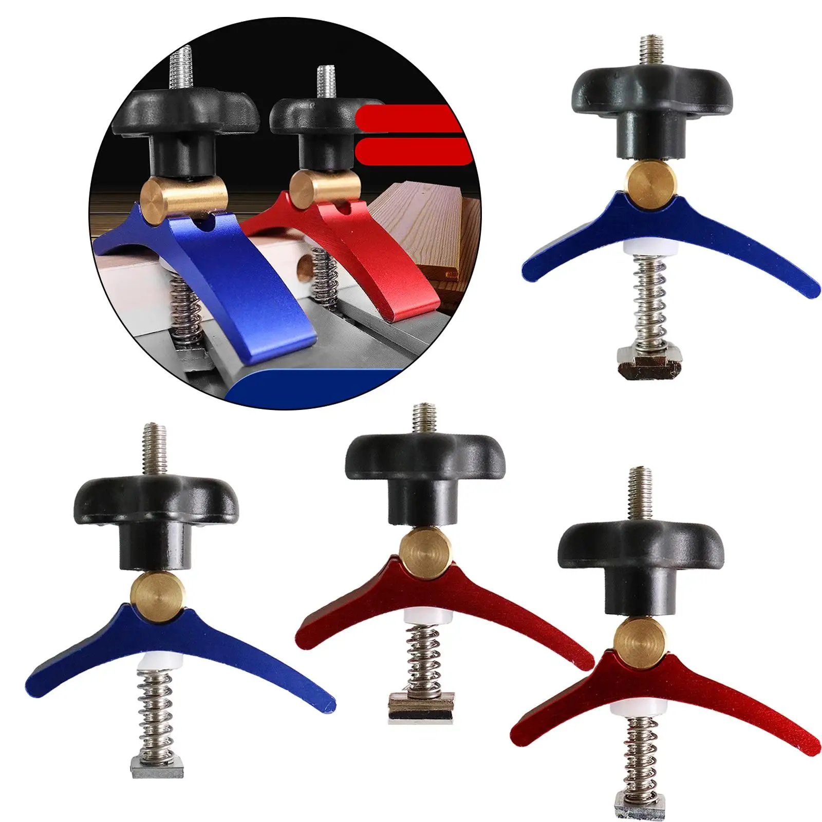 T Track Clamping Block Miter M6 Screw for Woodworking and Metalworking