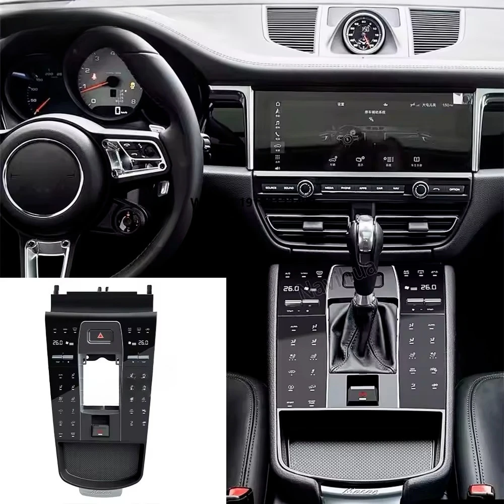 

Navihua Car Upgrade Center Control Panel for Macan 2024 Style Upgrade Dashboard Interior Modification Body Kit Car Parts