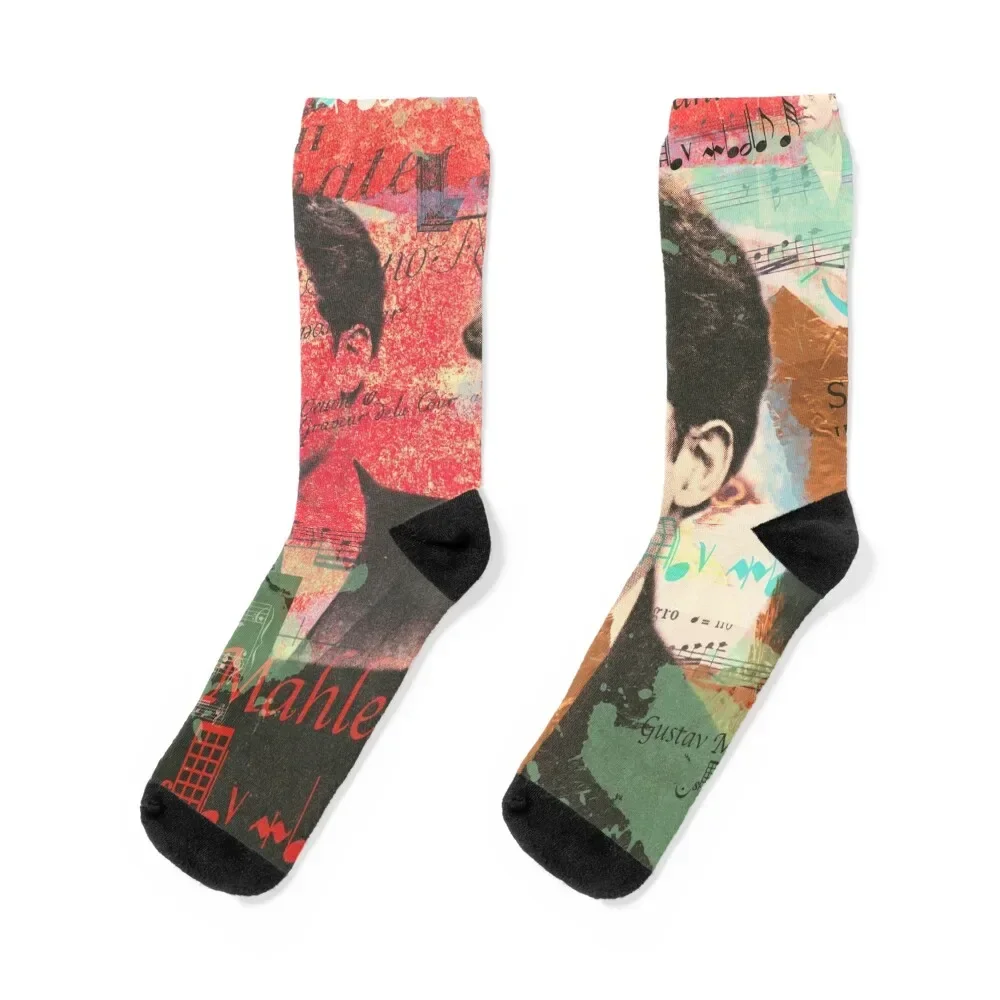 Gustav Mahler portrait, famous person, classical music Socks winter gifts Men's Socks Man Women's