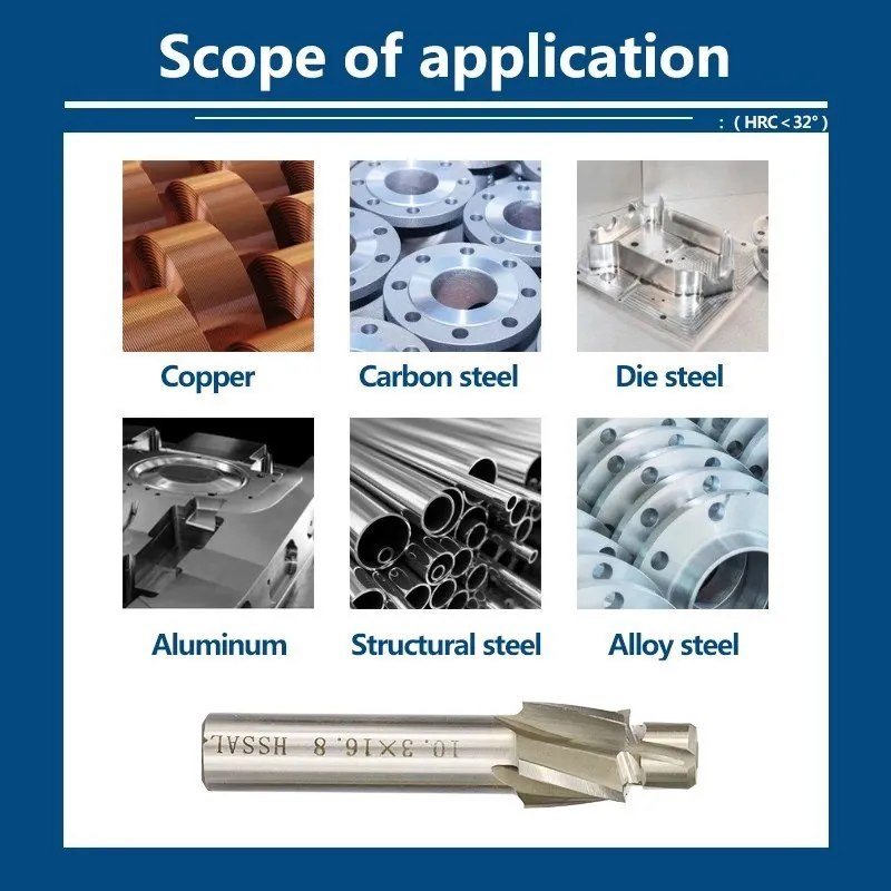 4 Sáo HSS Counterbore Cấp Cối Xay M3-M20 Phi Công Làm Khe Dụng Cụ Xay Cắt Mũi Khoan Cấp Nhà Máy CNC Máy Xay Công Cụ