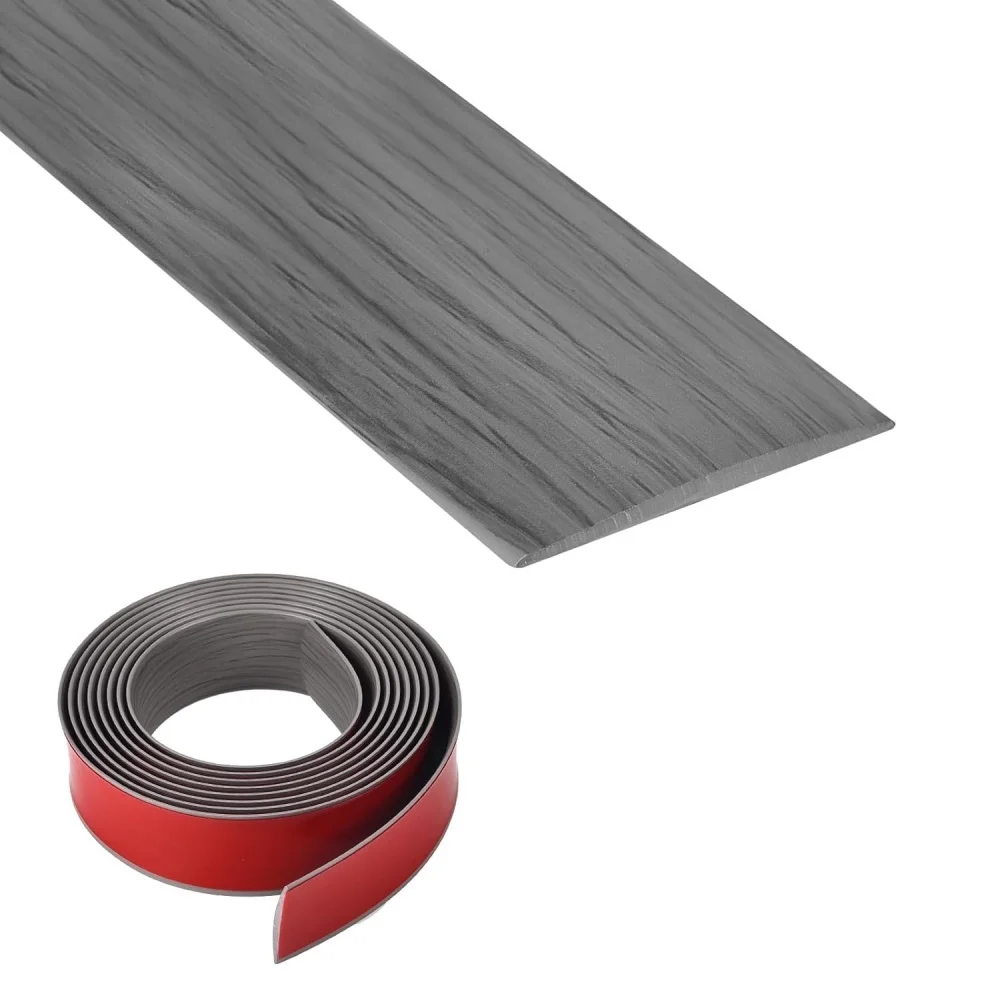 🏠 Tira De Transición Autoadhesiva Para Suelos - 5m X 5cm - Cubre Juntas Entre Laminado, Baldosas Y Alfombra (Color Maple)