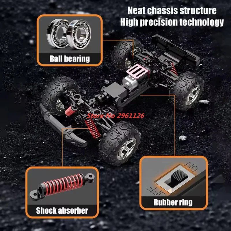 New 1:20 Wrangler Car Vehical 4x4 Waterproof Off Road High Speed Off-road Stunt Racing Rc Car Climbing Car Toy Gifts Kid Boys