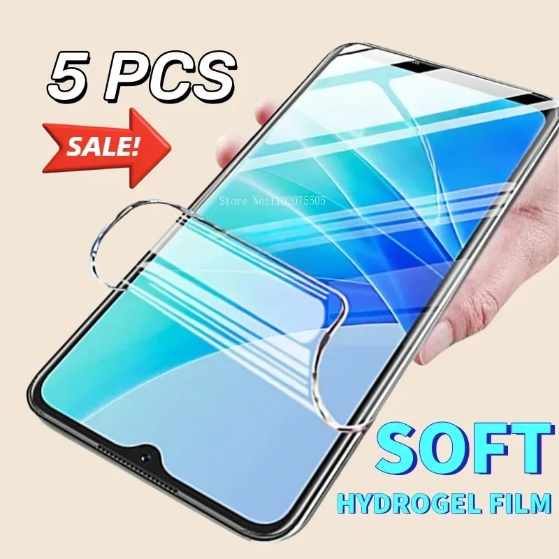 5 шт. гидрогелевая пленка из ТПУ с полным покрытием для Vivo X200/X100 Ultra X200 FE X200s X200 Pro Mini X100s/X100s Pro, защитная пленка для экрана