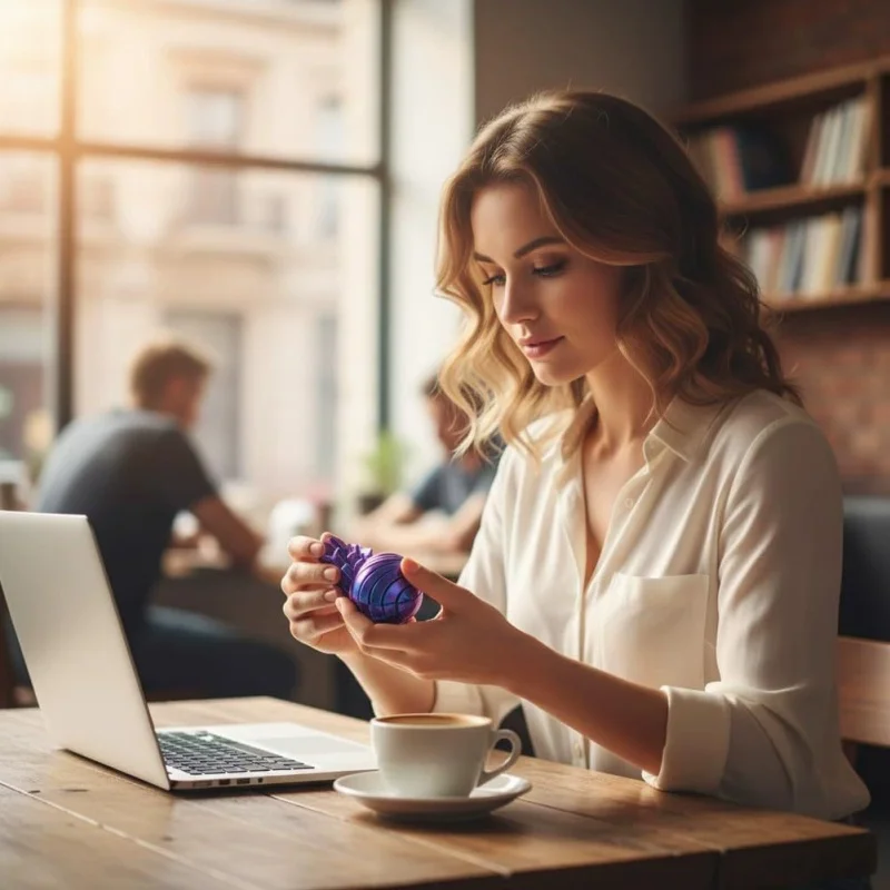 

2026 New 3D Printed Twistsphere Slime Ball Fidget Toy Rotating Gradient Gear Liquid Flow Ball Stress Anxiety Relief Desk Decor