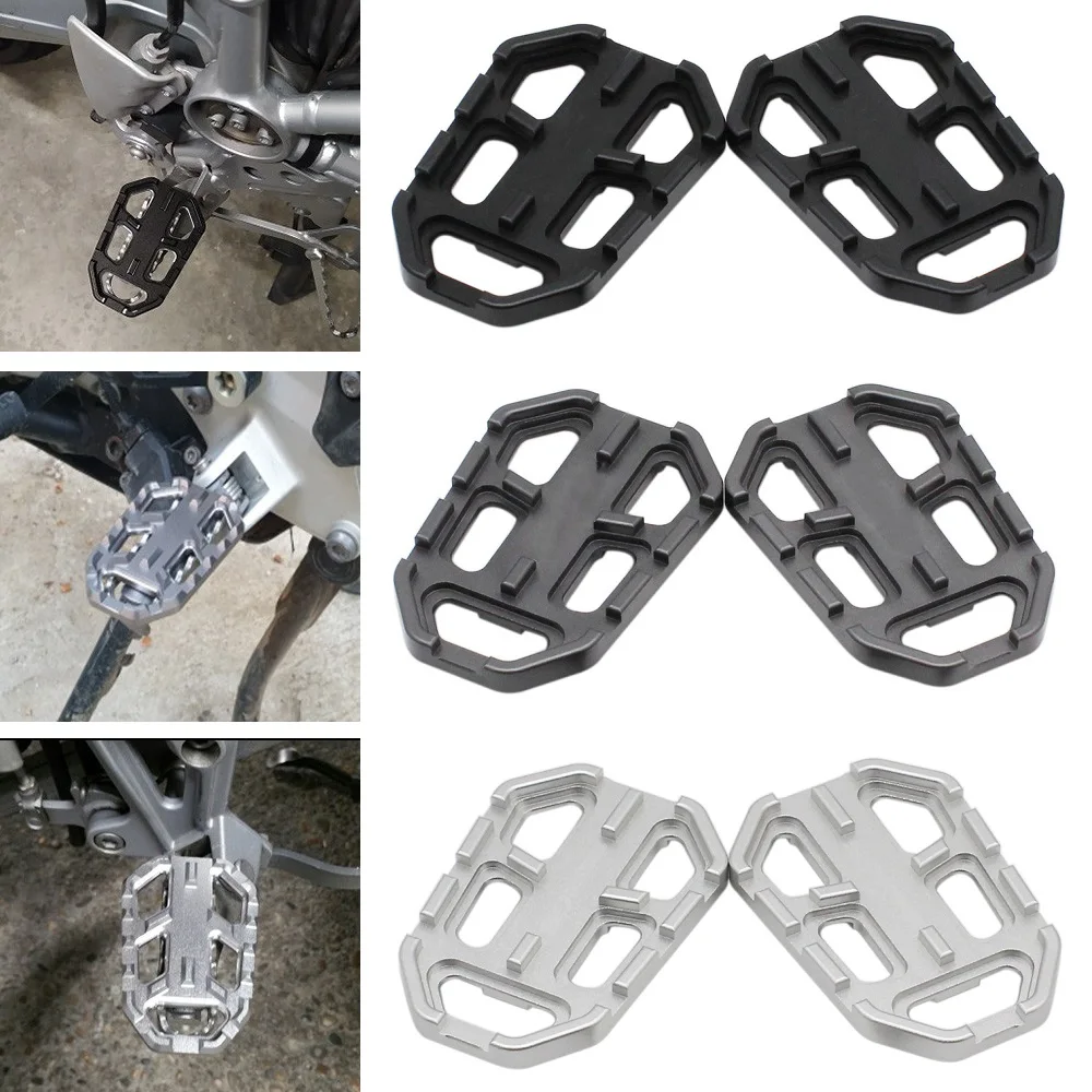 

Motorcycle Wide Footpeg Foot Pegs Pedal Rest Pad Footrest For BMW R1200GS G310GS S1000XR F750GS F850GS RnineT Scrambler Urban GS