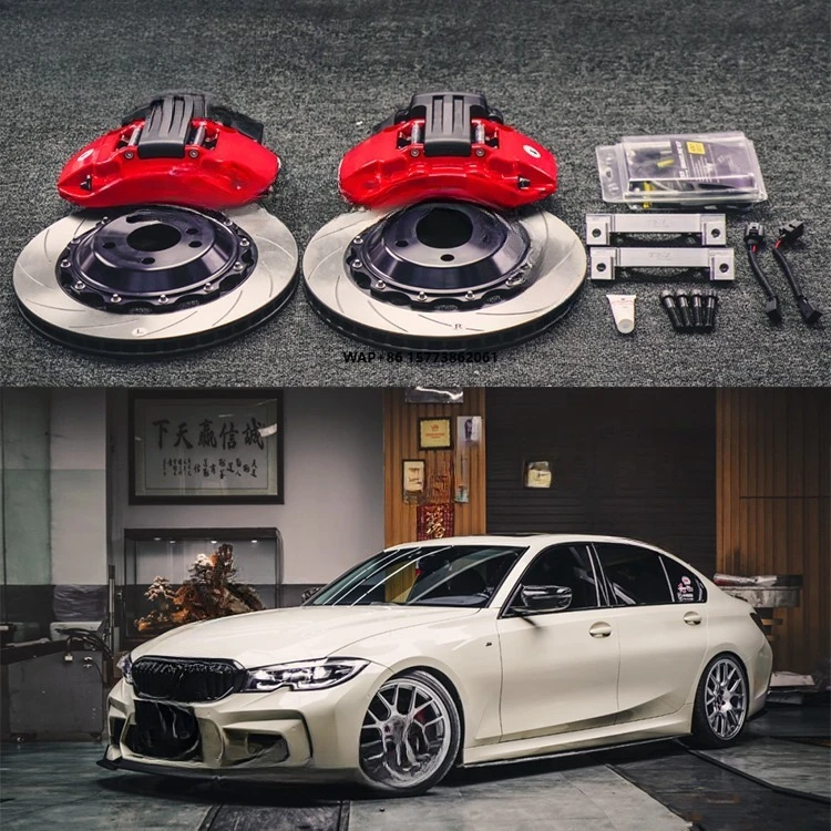 

Rear Big Brake Kit 4 Piston Caliper with 355*28 mm Rotor BBK E-brake Electric Auto Brake System for G28 19 Inch Car Rim