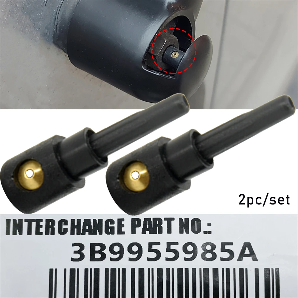 Rear Windscreen Wiper Nozzle Washer Jet 2PCS For VW Skoda Audi Seat Replacement 3B9955985A 3B9 955 985 A Auto Accessories