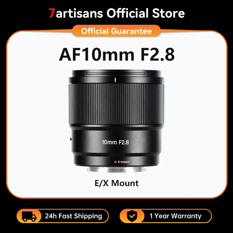 

Сверхширокоугольный объектив 7artisans AF10mm F2.8 APS-C с автофокусом и автофокусом для Sony E Alpha 6700 ZV-E10 Fuji XF X100VI X-T5 Nikon Z