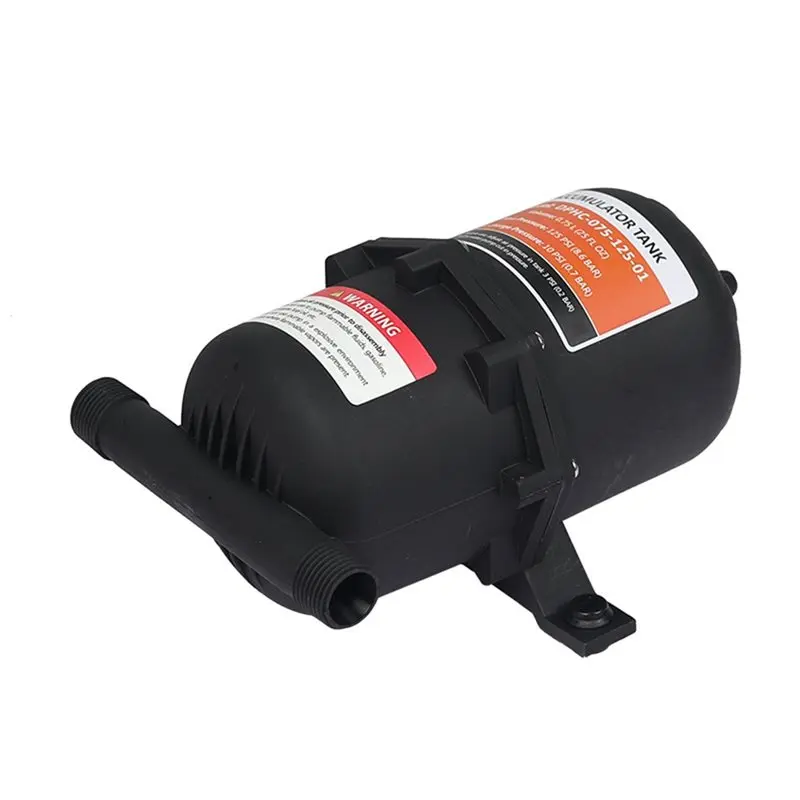 Micro Water Pump Pressure Tank 0.75L Constant Pressure Water Supply Equipment Gas Storage Tank For RV Yacht Diaphragm Pump