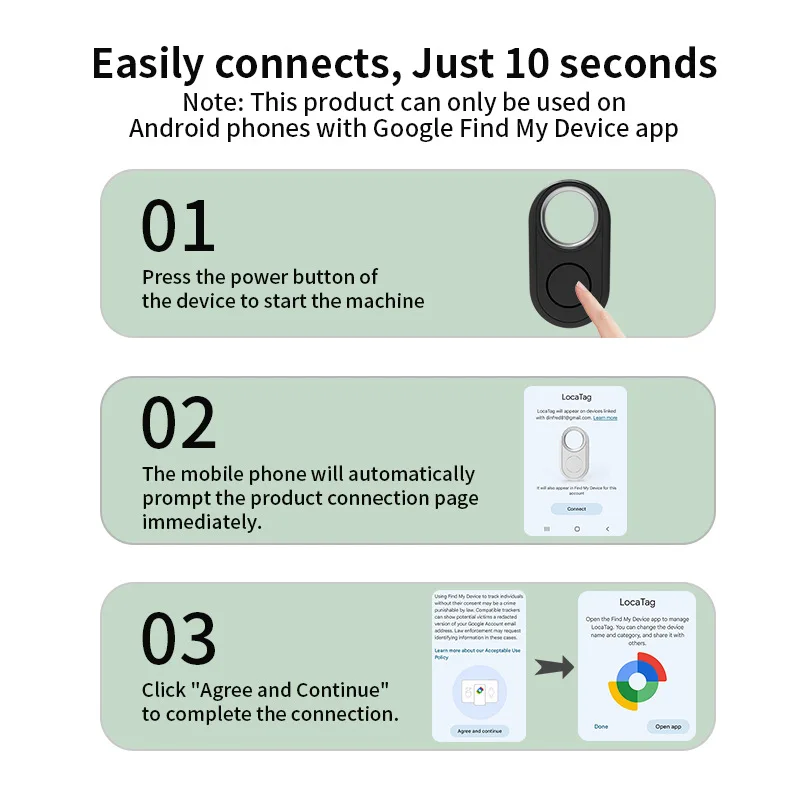 علامات تعقب الهواء التي تعمل بنظام Android، علامة ذكية لتعقب بلوتوث تعمل مع تطبيق Google Find Hub، جهاز تتبع العناصر للمفاتيح