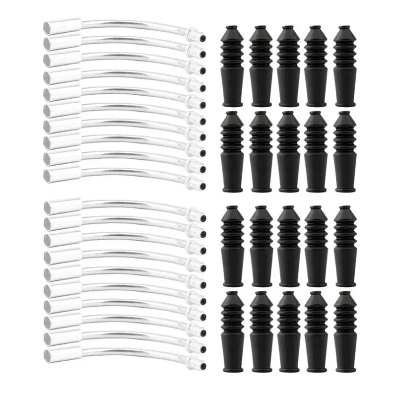ABME New Mountain Bike V Brake Noodles Rubber Boots Cable Guide Bend Tube Pipe Sleeves Protector Hose Brake Bicycle Accessories