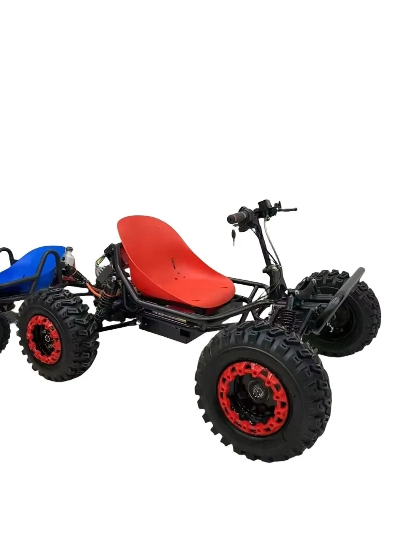 

Professional Grade Electric Street Go-Kart Kit Adults 1 Year 10kW Power Chain Racer Parts Accessories