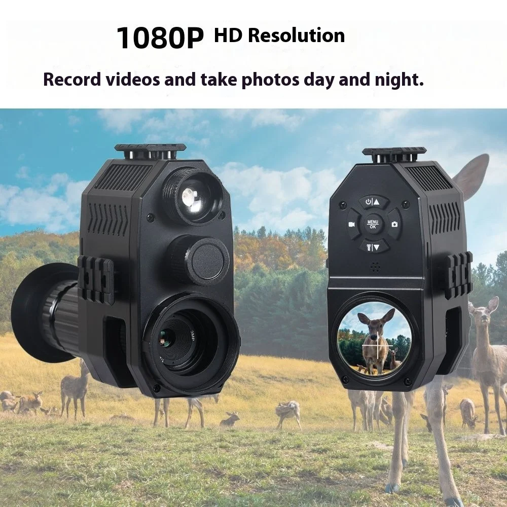 Hot Selling Megaorei007S Night Vision, Outdoor Hunting Sight, Equipped with 16mm Camera, Visible for 200-400 Meters at Night