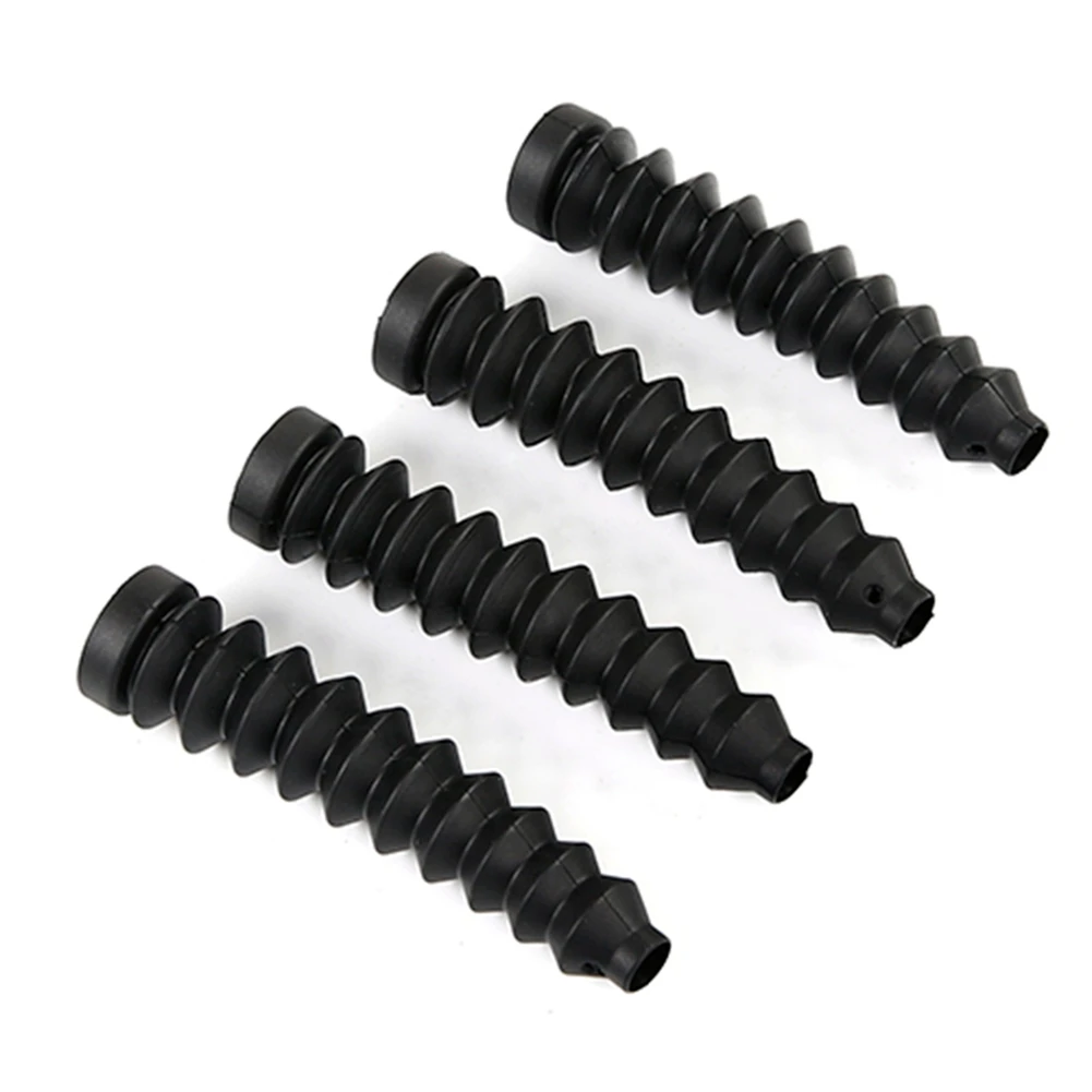 4 pçs rc carro 8mm amortecedor em forma de torre fole amortecimento kit capa poeira para 1/5 hpiaha km baja 5b 5t 5sc