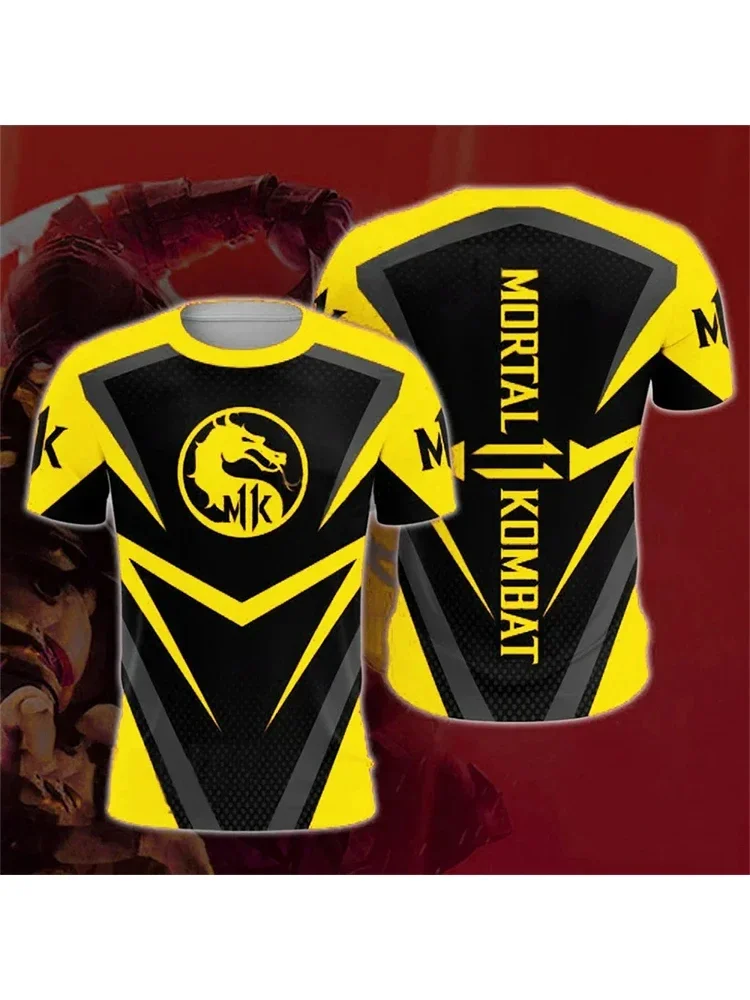 Mortal Kombat 11 T-Shirts Fighting Game Element 3D Print Tee Tops Fashion Summer Women Men O-Neck T Shirt Tops Streetwear