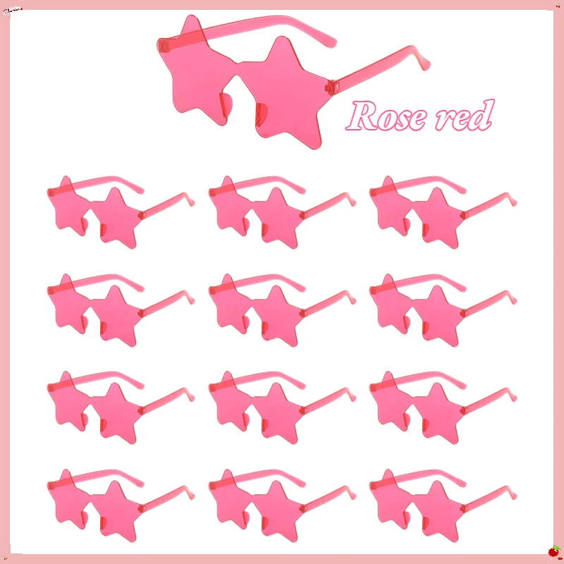 10-120PCS Party Heart Zonnebril Bruiloft Zonnebril voor Gasten Vrijgezellenfeest Geschenken Randloze Kleurrijke Zonnebril Verjaardag Foto Props