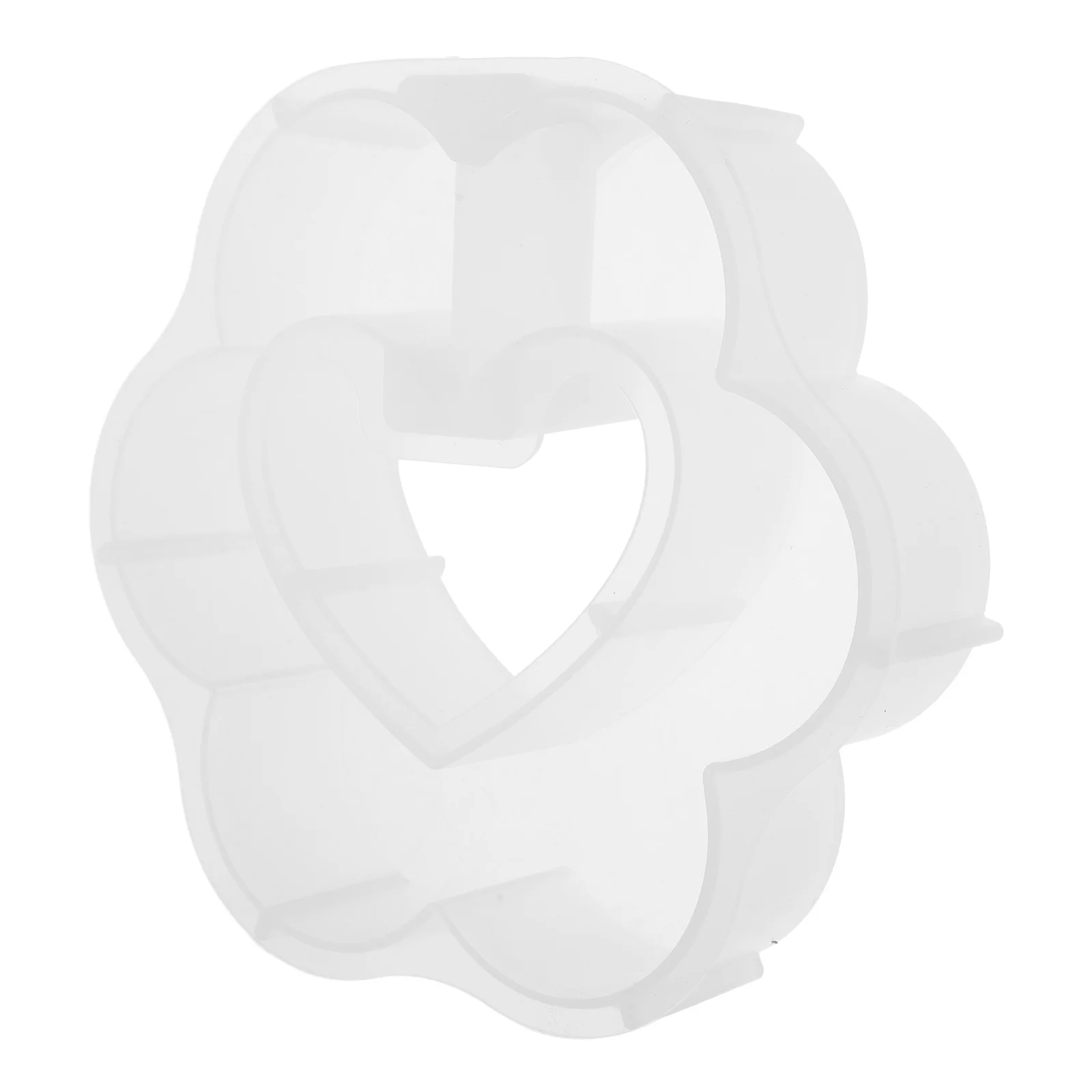 

Heart Shaped Silicone Mold Durable Easy Demold Hydroponic Flower Vase Craft Resin Mold for Home Decor Concrete Molds for Statues