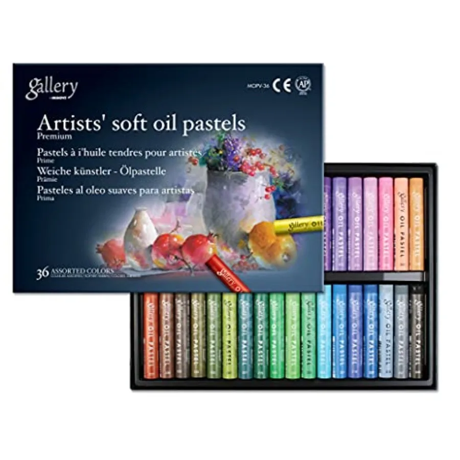 

Gallery Soft Oil Pastel for Artist Premium 36 Colors Drawing MOPV36