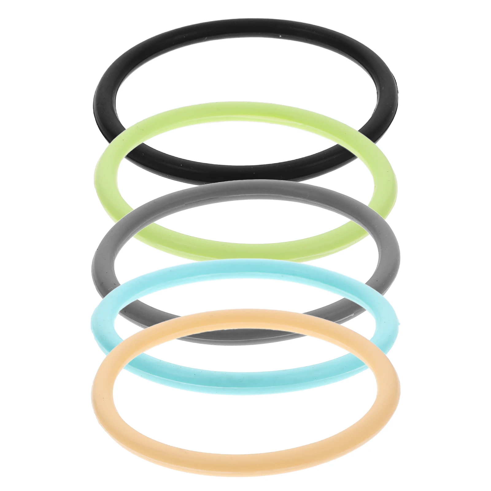 5Pcs Knee Support Sleeve Rings Elastic Silicone Patellas Bands Sports Knee Brace Strap Fixed Stabilizer for Basketball Running