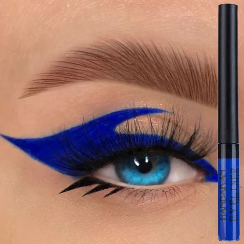 Waterproof Matte Liquid Eyeliner 12 Colors Lasting Fast Drying Blue White Pink Neon Smooth Eyliner Pencil Eyes Makeup Cosmetics