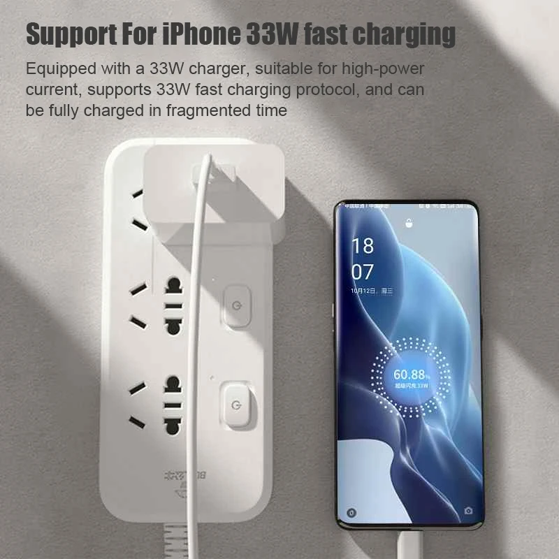 33W USB Charger For OPPO Find X9 X8 Pro K13 Reno 12 Realme 15 OnePlus 13 13R Nord 5 Type C Cable SuperVOOC Fast Charging Adapter