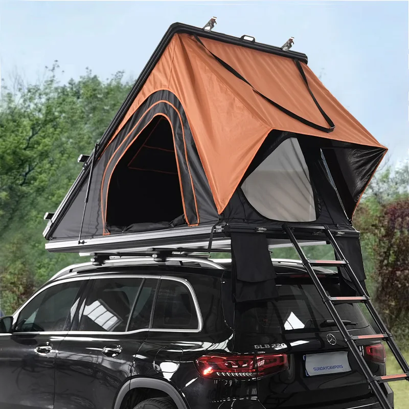 

Новая автомобильная алюминиевая палатка с твердым корпусом на крыше, заводская индивидуальная автоматическая туристическая палатка, палатка для кемпинга, внедорожная внедорожная палатка