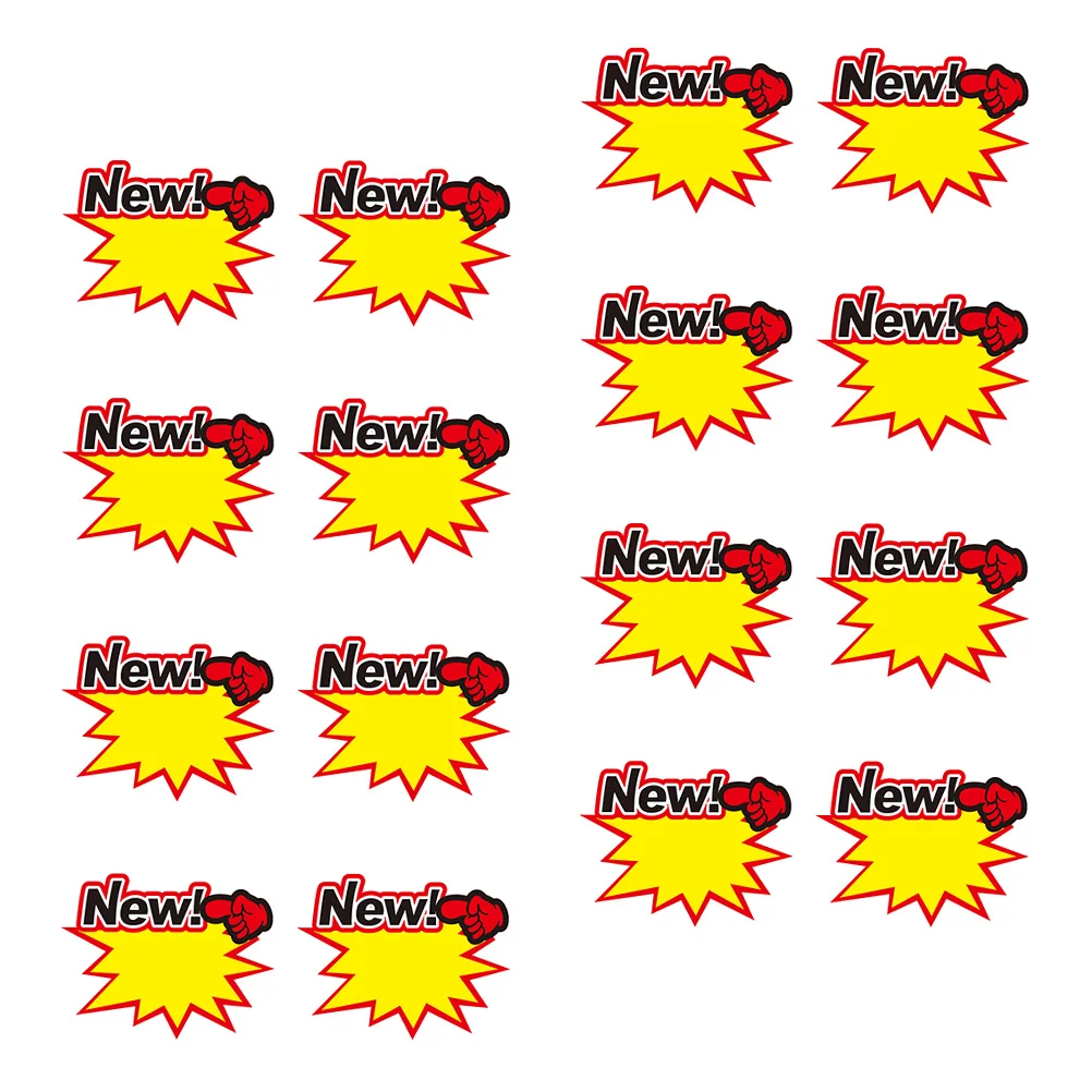 

50Pcs Commodity Price Tags Reliable Paper Material Eye-Catching Promotional Stickers for Sales Events Promotional Price Signs