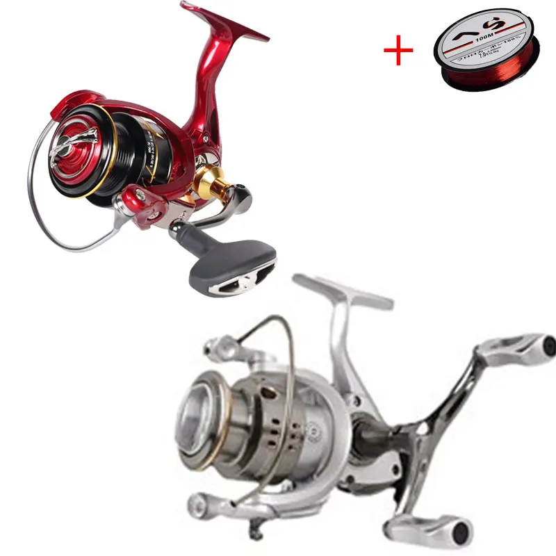 Spinning Fishing Reel 1500 2500 3000 All Metal Fishing Reel 5.2:1/6.2:1 Speed ​​ratio Left/Right Interchangeable Seawater Proof