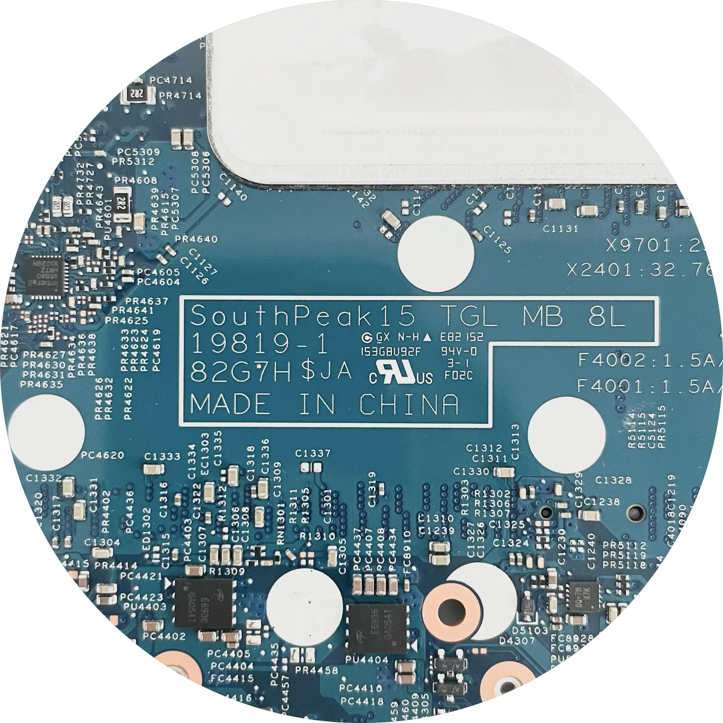 19819-1 Mainboard For Dell Latitude 5520 3560 Precision 3560 Laptop Motherboard CPU: I5 I7 GPU 2GB 100% Test OK