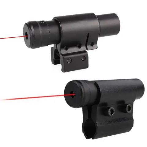 Red Laser Sight with 11mm/20mm Rail Mount Toy Gun Pistol Rifle Optics Scope Red Dot Laser Pointer Accessories