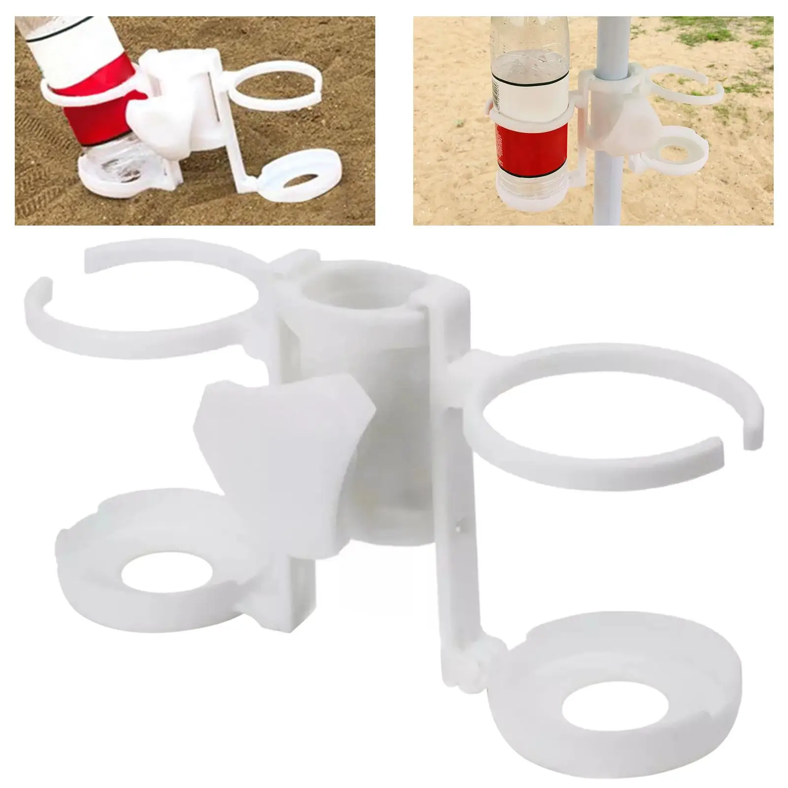 Umbrella Cup Holder Drink Plastic Parasol Holders Portable for Boat Beach