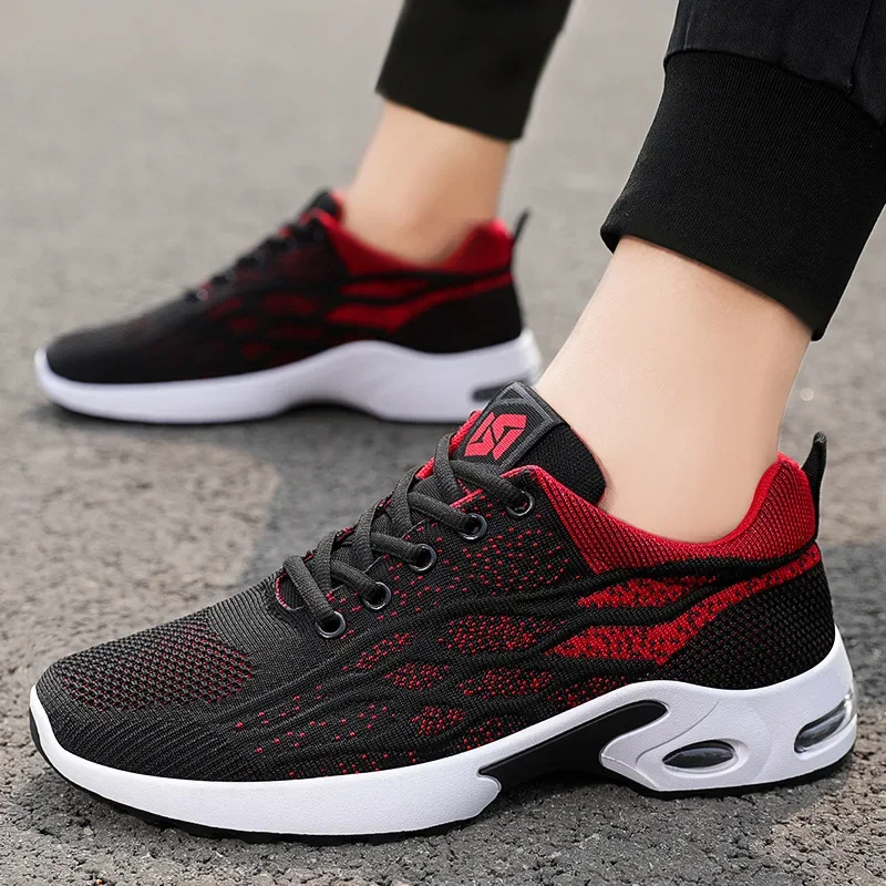 Men\'s breathable summer sports shoes, casual and comfortable outdoor walking shoes, sports running shoes, durable