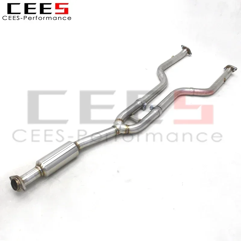 CEES Wholesale Exhaust Mid Pipe with Resonator for Lexus IS250/IS300/IS350 2006-2011 SUS304 Stainless Steel Middle Exhaust Pipe