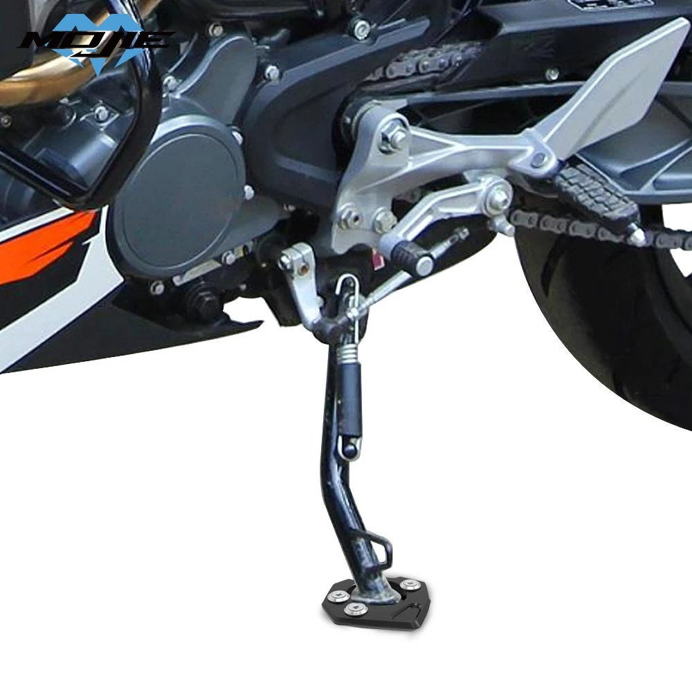 For RC 125 200 390 Duke 690 SMC 950 990 Adventure Supermoto 990 SMT SM/R Kickstand Foot Side Stand Extension Pad Support Plate