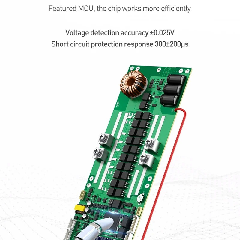 For JKBMS JK-PB2A16S20P 24V 48V Lifepo4 Li- Battery 100A 150A 200A Household Energy BMS To Inverter Active Balancer