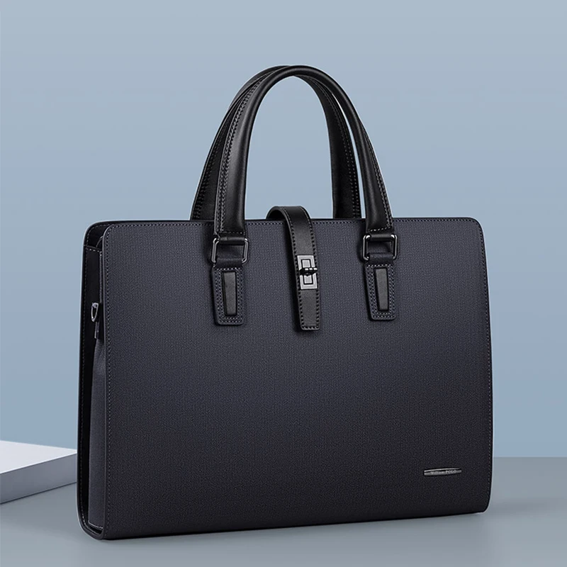 Williampolo 2023 Nieuwe Een Schouder Rugzak Lederen Aktetas Mannen Crossbody Tas Mode Zakelijke Vrije Tijd Handtas