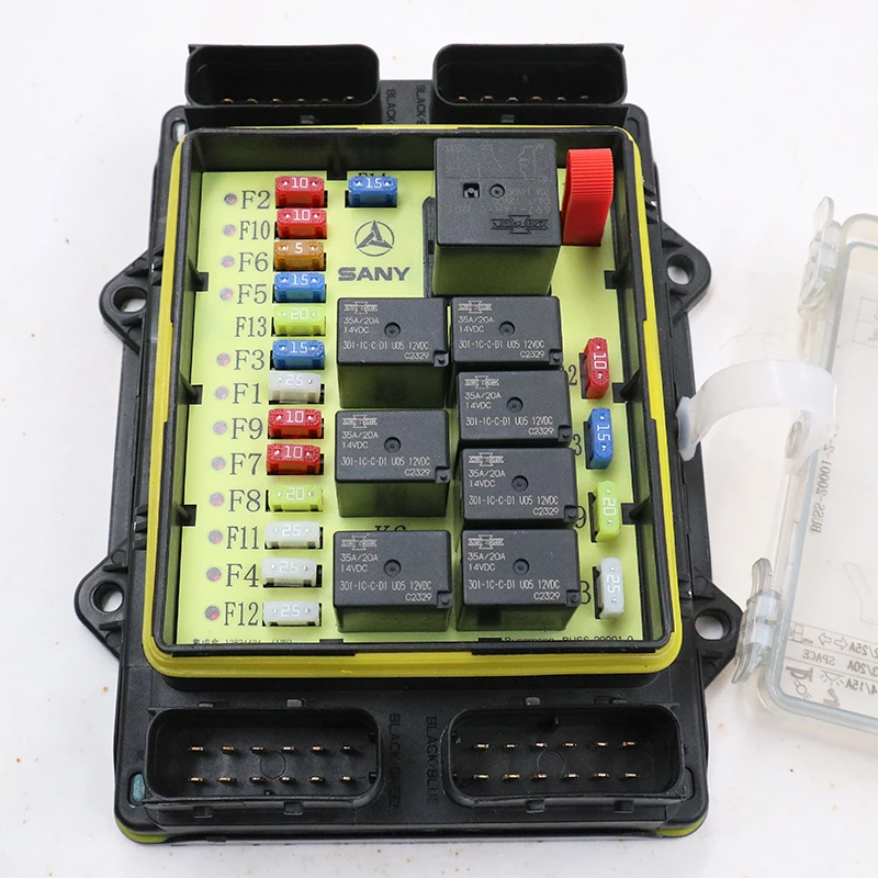 صندوق الصمامات الأصلي للحفارة SY85C1K2S.5C.1.1-1 12824424 لحفارة ساني 60 SY75 SY85 SY95 #6