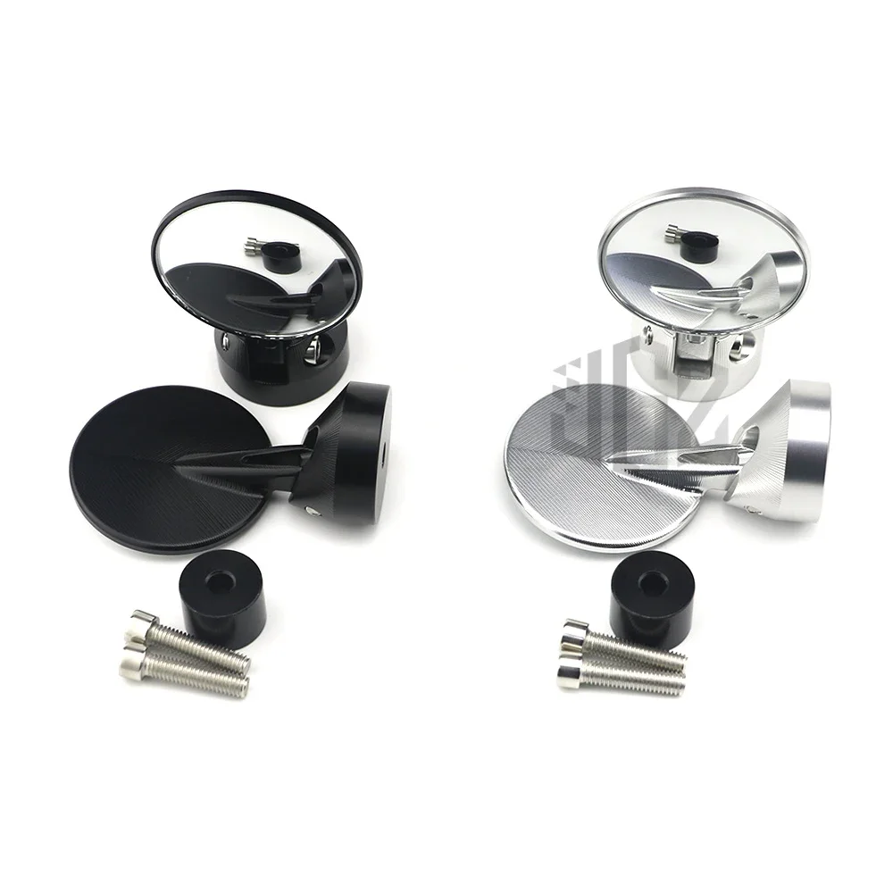 Motorcycle Rearview Round Handlebar Bar End Rear View Side Mirrors For VESPA Sprint50/150  Prima50/150 GTS150 /250/300 2013-2024